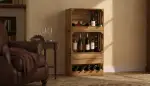 Weinregal aus Weinkisten gestalten