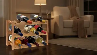 Holz-Weinregale: Eleganz trifft Funktionalität