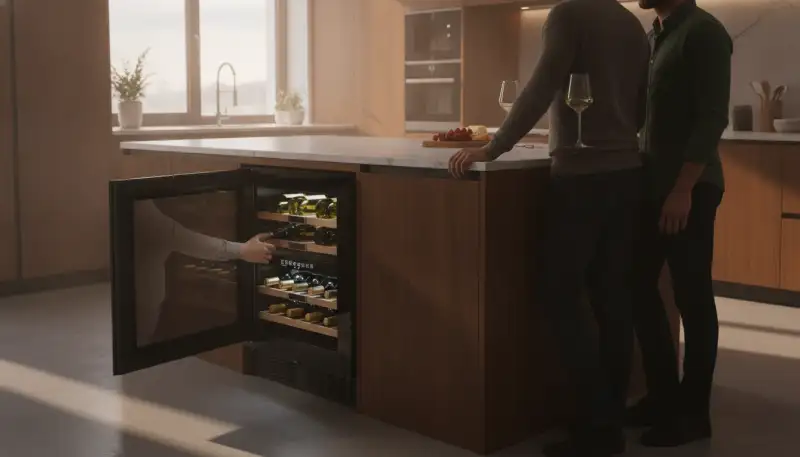 Mehrzonen Einbau-Weinkühlschrank: Perfekte Lagerung