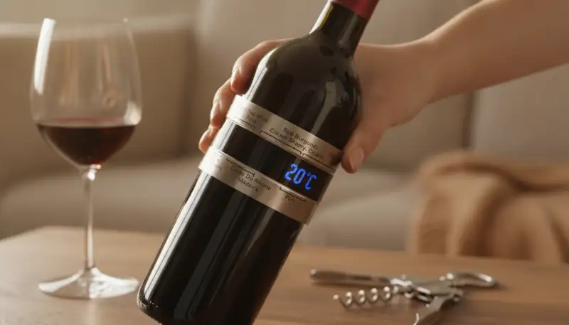 Präzise Temperatur: Weinthermometer Manschette