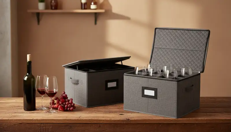 Weinbar: Gläser und Flaschen stilvoll präsentieren